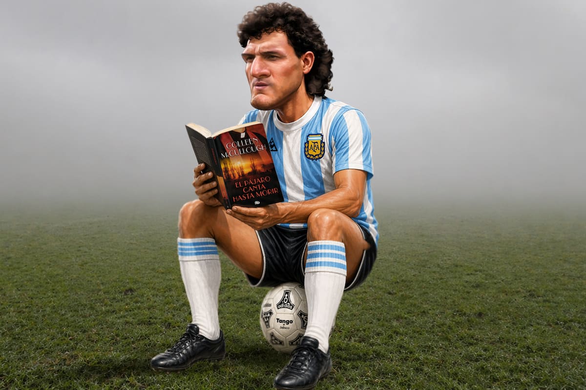 En su debut en el Mundial de México 86, José Luis Cuciuffo pasó la noche leyendo El Pájaro canta hasta morir