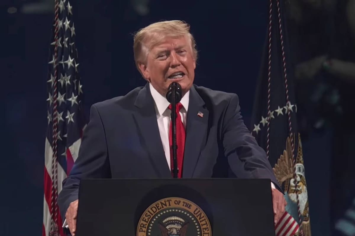 En su discurso conmemorativo, Trump celebró el 250 aniversario de la Independencia y resaltó el poder militar estadounidense en relación con Venezuela e Irán
