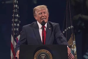 Trump, presidente de EE.UU.: “Si miran a Venezuela, a Irán, lo arrasamos, eliminamos su fuerza militar”