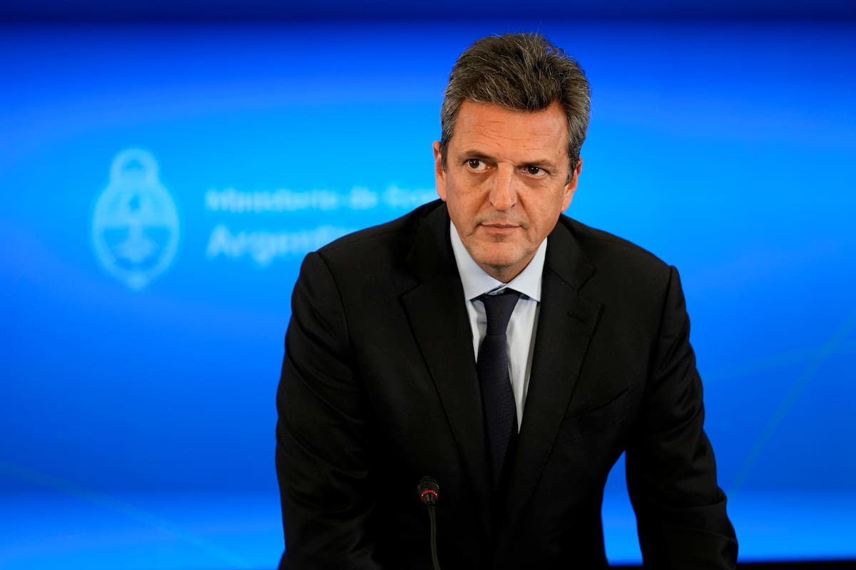 En su editorial de LN+, Luis Majul analizó a Sergio Massa (AP Foto/Natacha Pisarenko, Archivo)