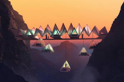 En su interior, las carpas flotantes estarán dotadas de todas las comodidades típicas de una estadía de lujo.