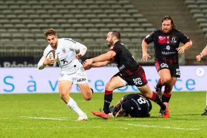 En su partido más reciente con Stade Toulousain.