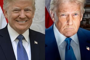 En su primer retrato oficial como presidente, Donald Trump aparece con una amplia sonrisa, en marcado contraste con su imagen más desafiante de 2024.