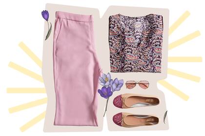En su versión más sonrosada y pastel del abanico del violeta, esta variante es un look diurno y laboral ideal