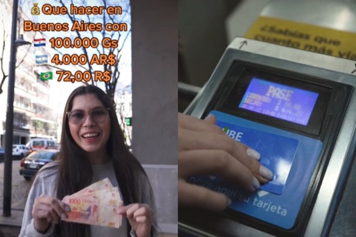 En su video, la pareja mostró con lujo de detalles todo lo que se compraron y realizaron una comparación entre los precios de Paraguay y la Argentina