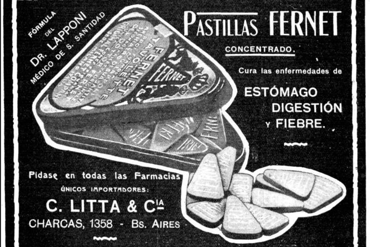 En sus orígenes, el Fernet no era una bebida recreativa sino un tónico medicamentoso y, entre todas sus formas, también se presentaba en pastillas. Un revisión de archivo explica para qué servían.