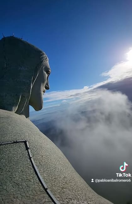En sus redes sociales, Pablo muestra el increíble paisaje