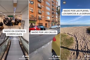 En sus videos no se ve a nadie en la calle