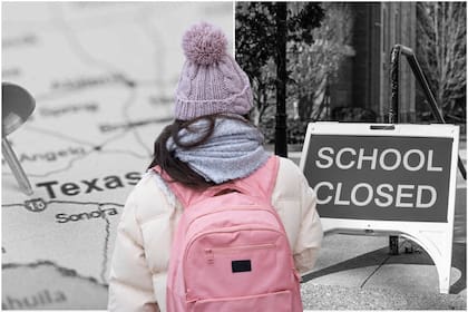 En Teas, determinadas condiciones de frío extremo pueden llevar al cierre de las escuelas