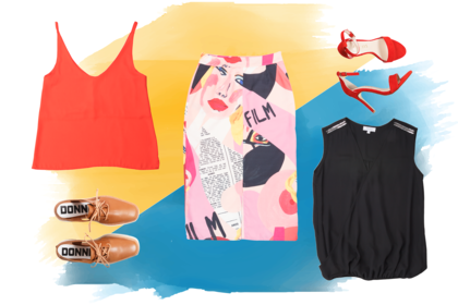 En temporada de días más largos y noches agradables, nada mejor que un look que con pocos cambios se adapte a todo plan.