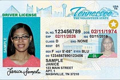 En Tennessee, se puede obtener una credencial Real ID en cualquiera de los Centros de Servicios al Conductor