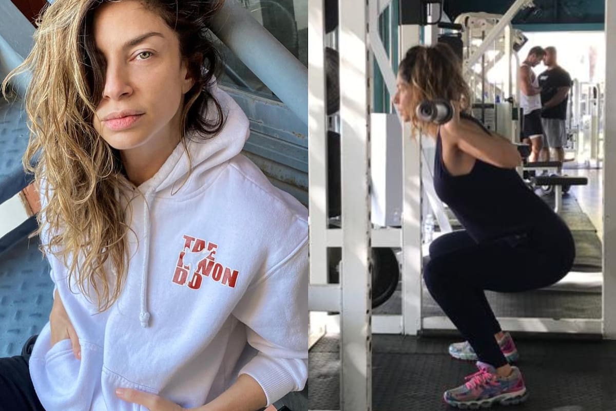 En todas sus apariciones la actriz se ve impecable y se advierte el resultado de su constancia para entrenar