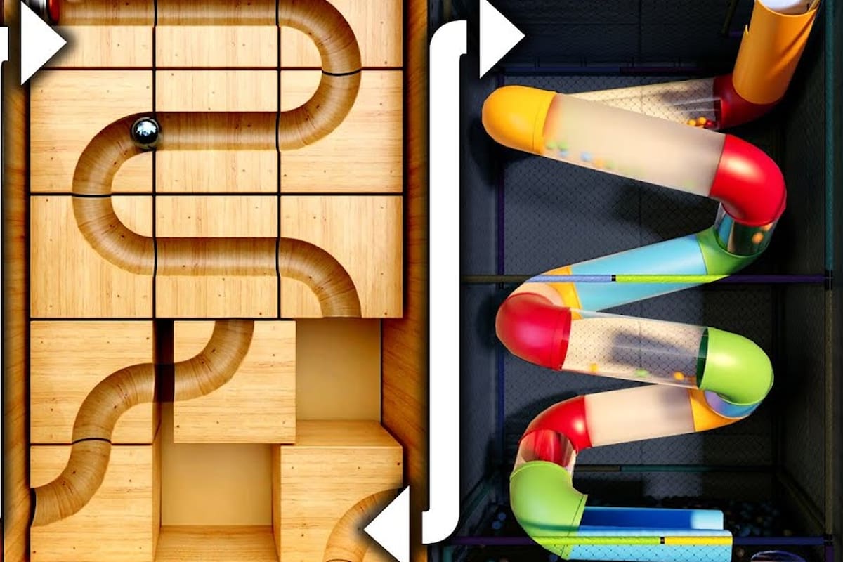 En total 1900 artistas participaron creando un laberinto animado para una bolita, que luego se compiló en un video