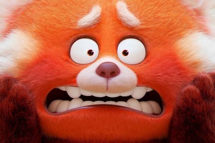 En Turning Red, nuestra protagonista se convierte en un panda rojo. Foto gentileza de Pixar/Disney+