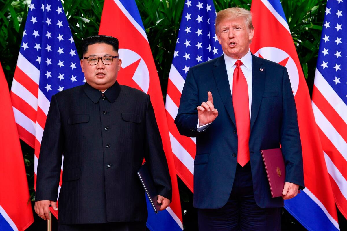 En un encuentro histórico, Donald Trump y Kim Jong-un se reunieron en Singapur