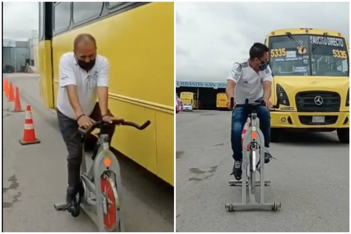 En un lugar de México decidieron someter a los choferes de autobús a las presiones que a diario viven los ciclistas en las avenidas