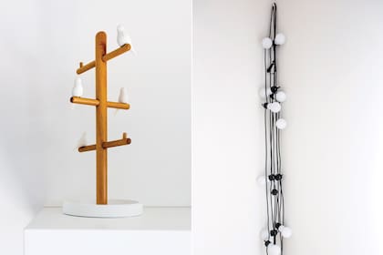 “En un rincón, ‘amontonamos’ estas guirnaldas de exterior, que crean una iluminación cálida y decorativa en el living”