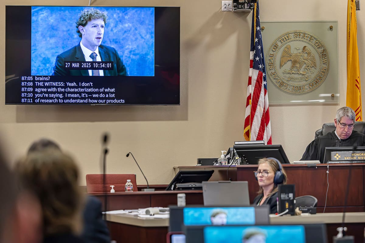 En un tuit publicado hoy Jonathan Haidt analiza el avance del sistema judicial sobre Meta