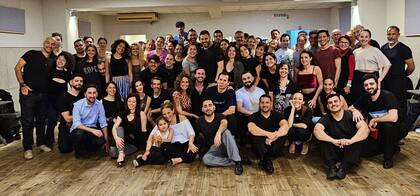En un workshop de tango con Facundo Piñero de El Cxuce Tango