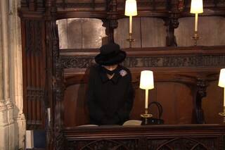 La imagen más desgarradora de la reina Isabel en el funeral del príncipe Felipe