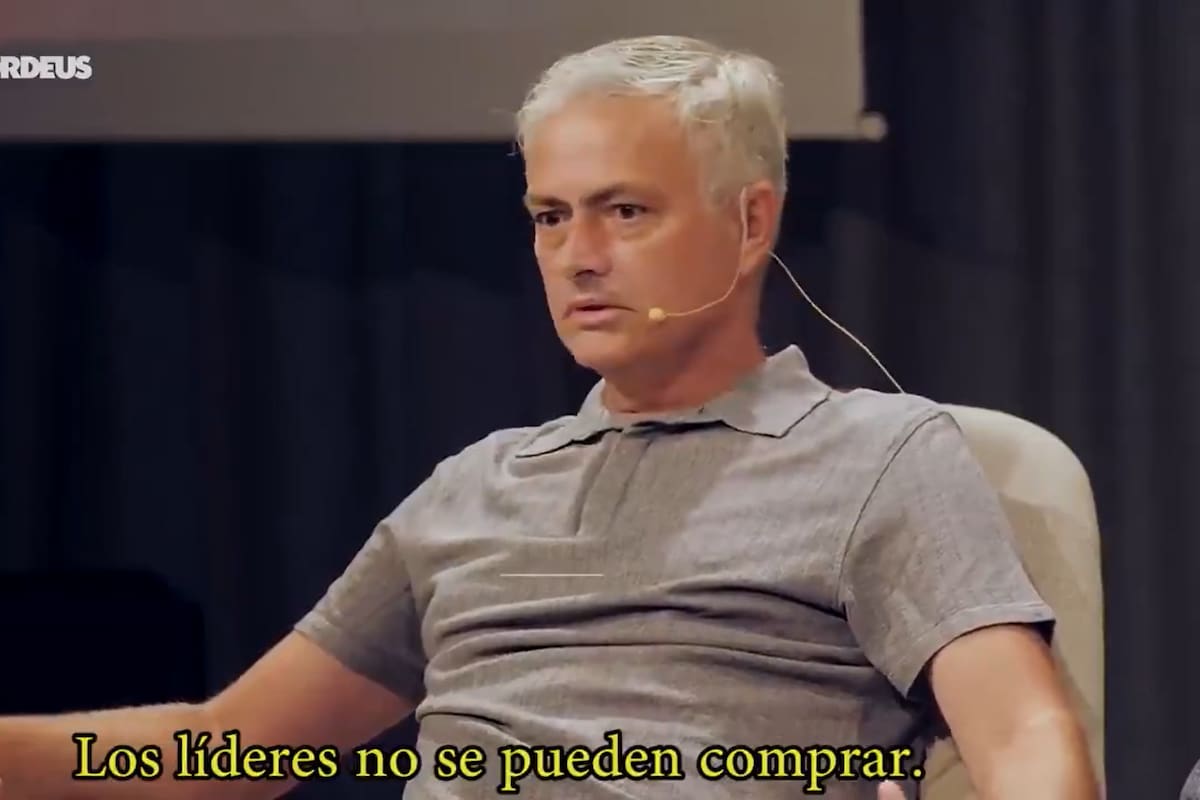 En una charla de 2019, José Mourinho hizo una referencia a los capitanes y los líderes que se viralizó en el marco de la disputa del reto del DT de Boca, Jorge Almirón, al capitán, Pol Fernández.