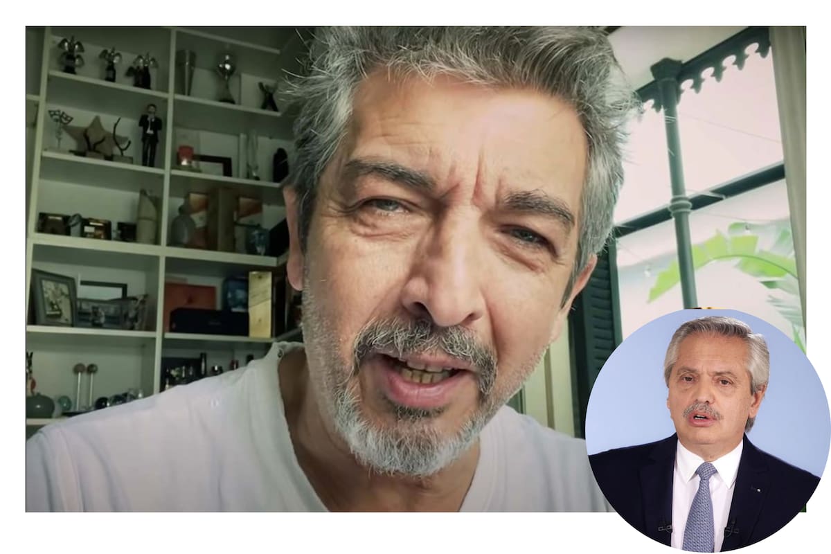 En una entrevista con Jonatan Viale, Ricardo Darín se enteró de la polémica frase de Alberto Fernández y no pudo ocultar su asombro
