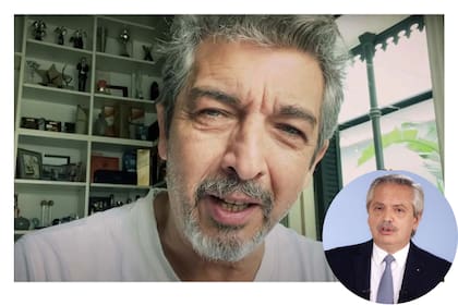 En una entrevista con Jonatan Viale, Ricardo Darín se enteró de la polémica frase de Alberto Fernández y no pudo ocultar su asombro