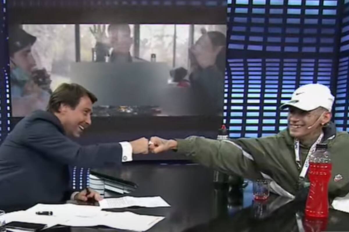 En una entrevista de septiembre, L-Gante se juntó con Feinmann y se prometieron un almuerzo