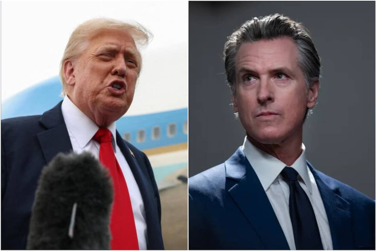 En una entrevista, Gavin Newsom arremetió contra las políticas adoptadas por Donald Trump y acusó ataques personales del mandatario