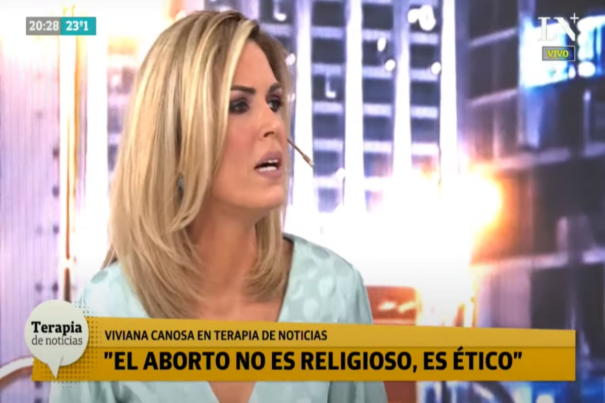 En una extensa charla que tuvo en Terapia de Noticias (LN+), Viviana Canosa contó que quiere dedicarse a la política y habló del proyecto para legalizar el aborto