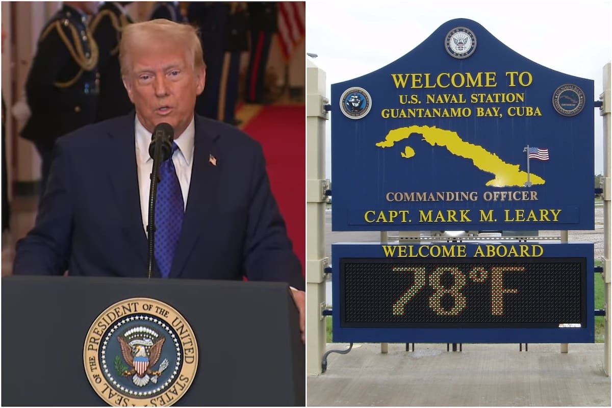 En una nueva conferencia de prensa, Donald Trump anticipó sus planes de construir un centro de detención en la base militar en Guantánamo, Cuba