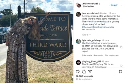 En una reciente visita a su ciudad natal, Beyonce se tomó esta foto