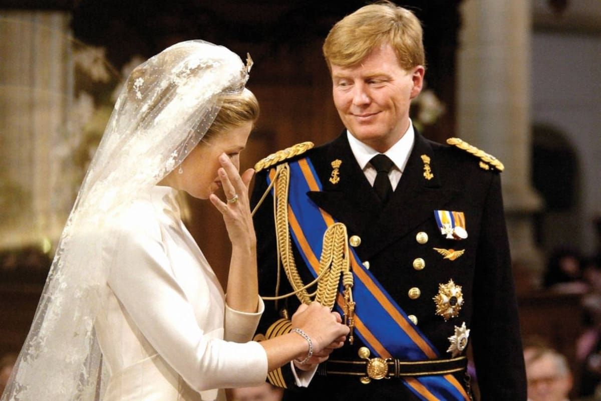 En uno de los días más importantes de su vida, cuando contrajo matrimonio con el rey Guillermo de Holanda, Máxima rompió en llanto en un momento de gran emotividad