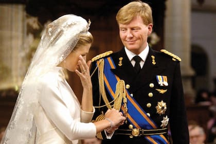 En uno de los días más importantes de su vida, cuando contrajo matrimonio con el rey Guillermo de Holanda, Máxima rompió en llanto en un momento de gran emotividad