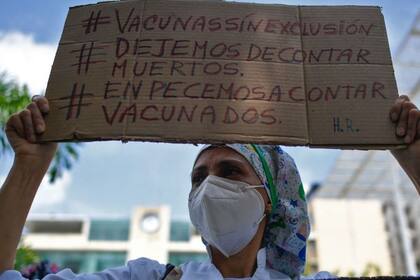 En Venezuela hay un fuerte reclamo para la llegada de vacunas