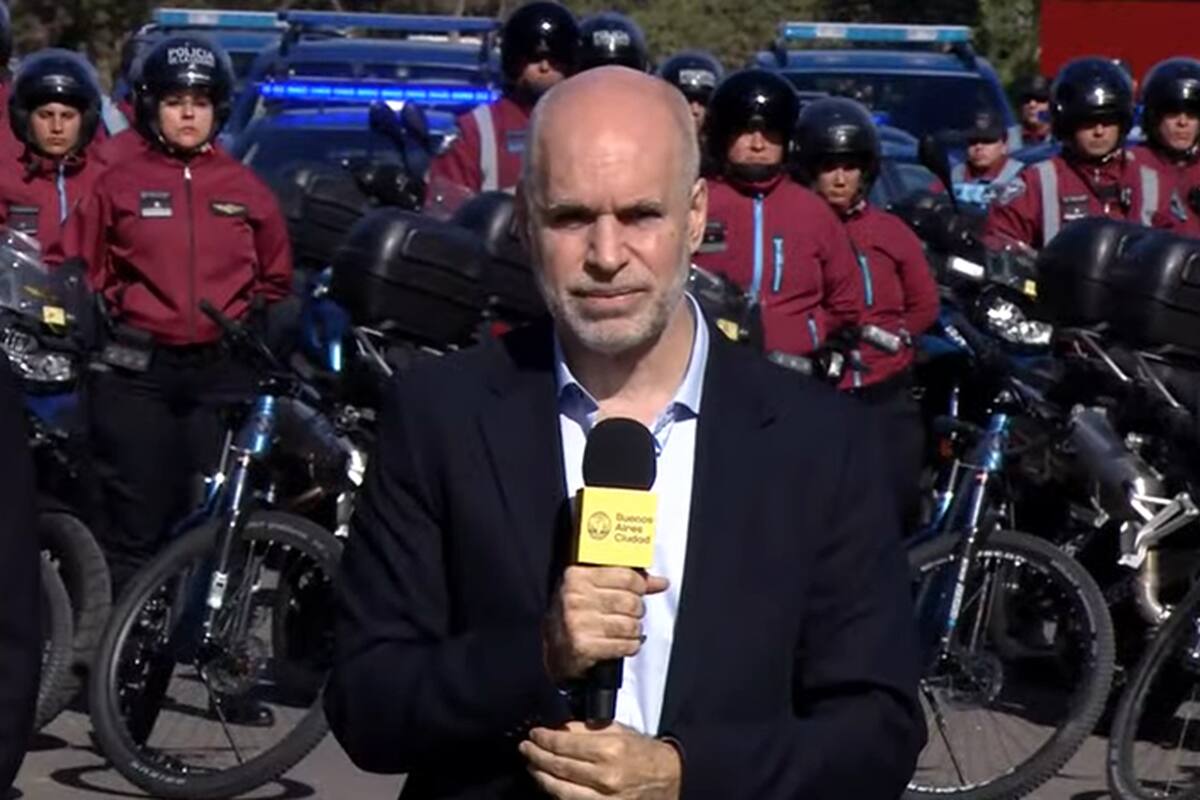 EN VIVO |Horacio Rodríguez Larreta: Presentación del funcionamiento de la Dirección de Operaciones Motorizadas de la Ciudad.