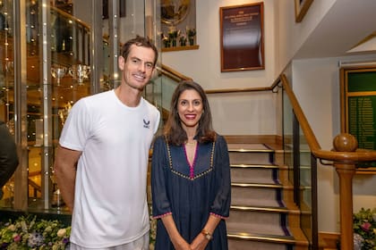 En Wimbledon: Andy Murray junto con Nazanin Zaghari-Ratcliffe, la mujer que estuvo casi seis años detenida en Irán acusada de espionaje