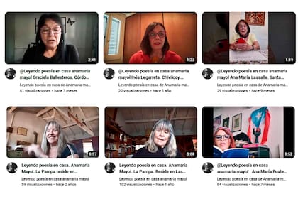En YouTube existe una biblioteca parlante: "Leyendo poesía en casa"