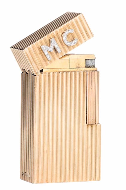Encendedor Dunhill Rollagas con diamantes, US$ 1.400-2.000.