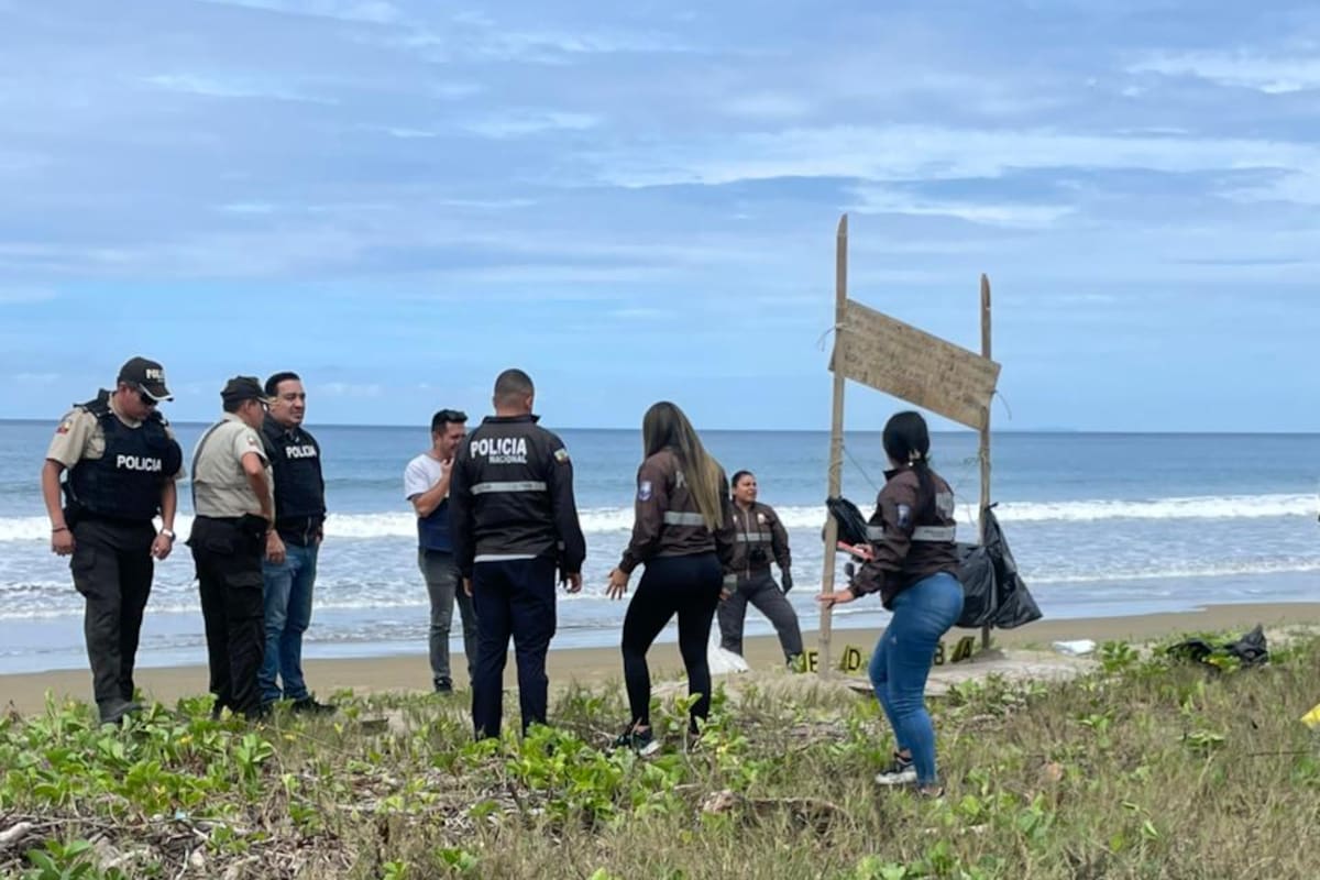 Encontraron a orillas del mar en Puerto López, Ecuador, cinco cabezas humanas