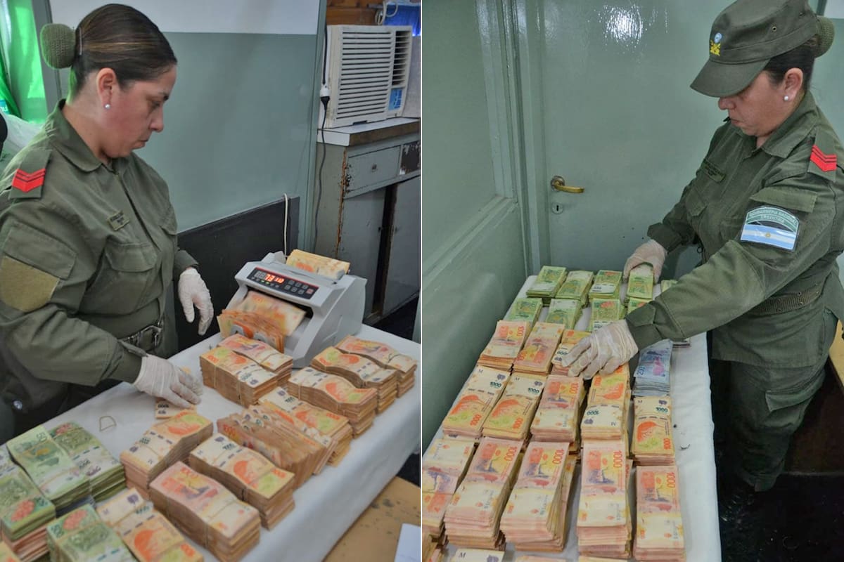 Encontraron dinero en una terminal de omnibus de San Juan