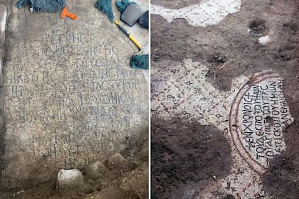 Encontraron, en una iglesia en ruinas que data de finales del siglo V, un mosaico que evoca a Pedro; además, el suelo de la iglesia data de hace 1500 años