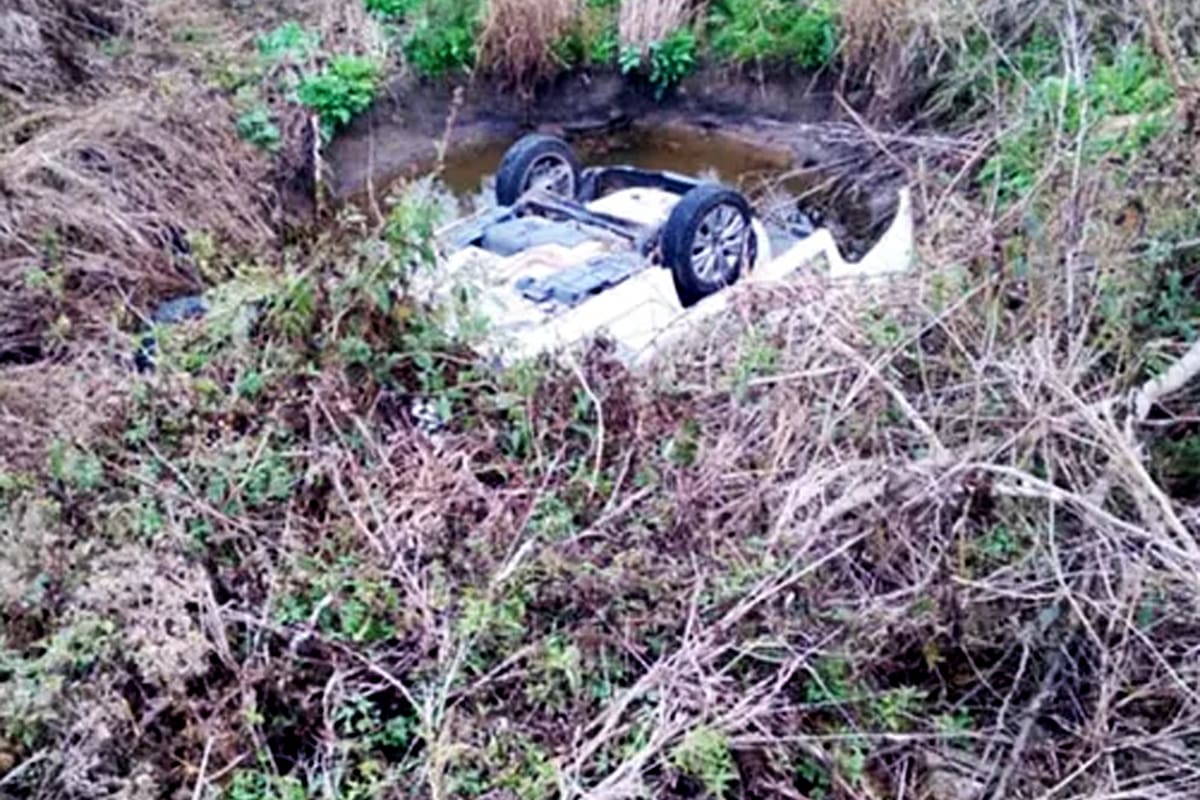 Encontraron un auto en un cañadón en la ruta 32 con un hombre fallecido en su interior y confirmaron que se trataba de una persona buscada desde el martes