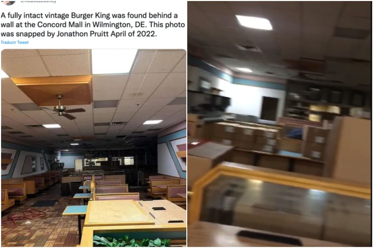 Encontraron un misterioso Burguer King detrás de un shopping en Estados Unidos