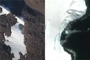 Encontró un supuesto ovni con Google Maps y está convencido que está escondido en la Antártida. Captura: YouTube/History