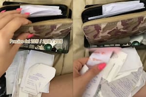 Encontró una billetera antigua y sorprendió a todos al mostrar lo que había dentro