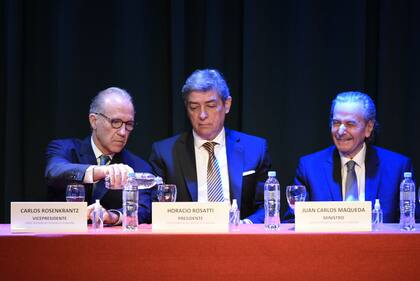 Encuentro Nacional de la Justicia Federal.
Carlos Rosenkrantz, Horacio Rosatti y Juan Carlos Maqueda