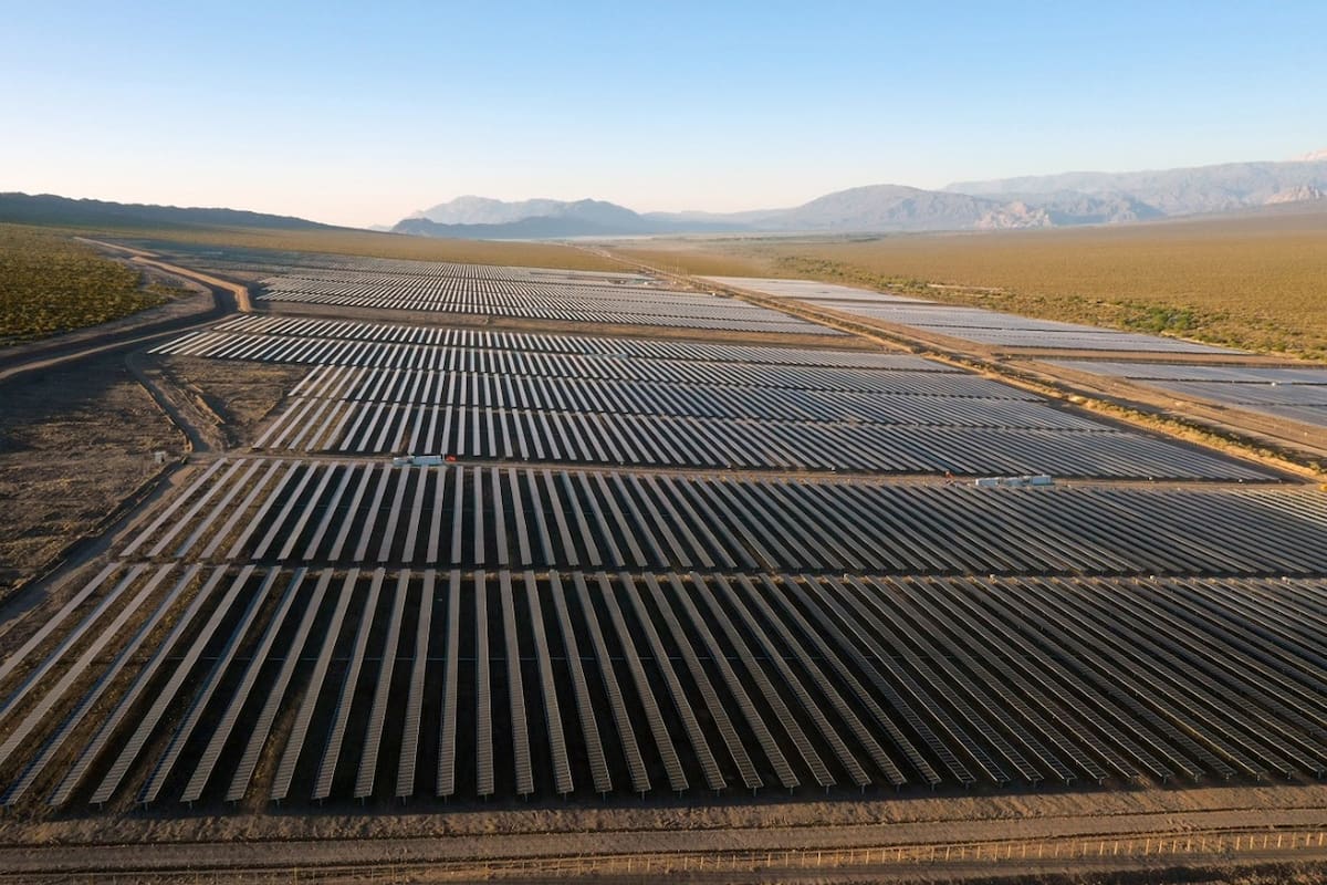 Energía renovable. Se llegó al récord de generación a través de fuentes limpias