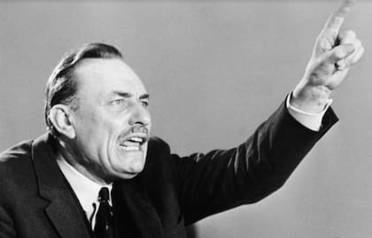 Enoch Powell, político conservador británico (Foto: Getty Images)