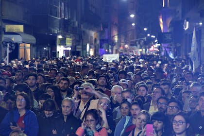 El público decidió dirigirse a la casa de Cristina Kirchner